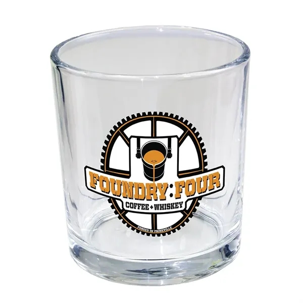 Clear color option for 10 Oz. Rocks Glass   Gift Set Of 2, Full Color Digital