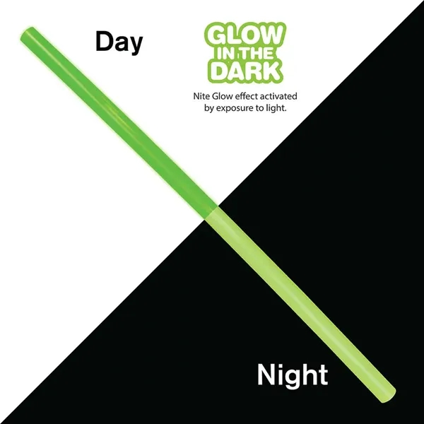 Green color option for Nite Glow Reusable Straw, Blank