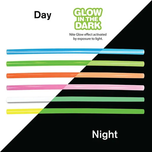 Main photo of Nite Glow Reusable Straw, Blank