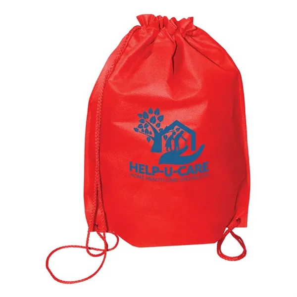 Red color option for Nw Drawstring Backpack With Gusset