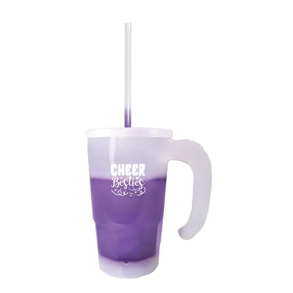Frosted To Purple color option for Mood™ 20 Oz. Stackable Beer Stein/Straw/Lid Set