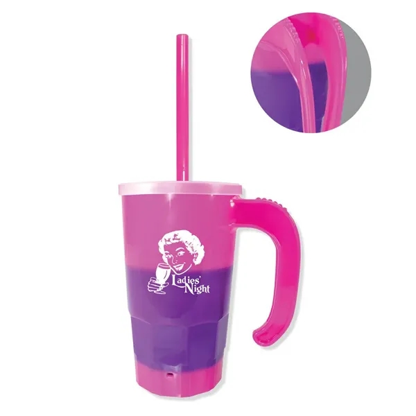 Pink To Purple color option for Mood™ 20 Oz. Stackable Beer Stein/Straw/Lid Set