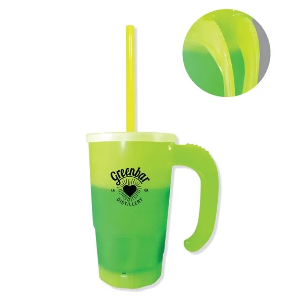 Yellow To Green color option for Mood™ 20 Oz. Stackable Beer Stein/Straw/Lid Set