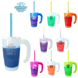 Photo of Mood™ 20 Oz. Stackable Beer Stein/Straw/Lid Set