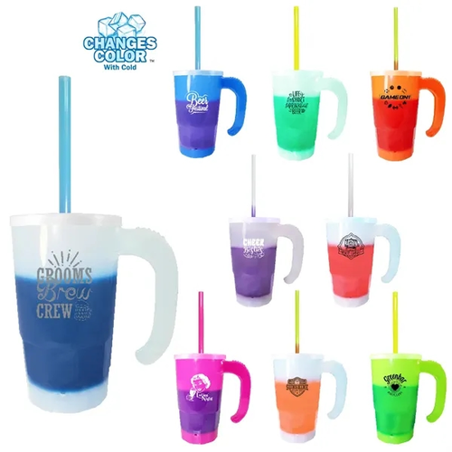 Main photo of Mood™ 20 Oz. Stackable Beer Stein/Straw/Lid Set