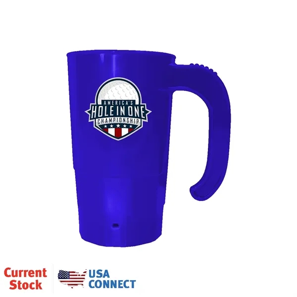 Blue color option for 20 Oz. Stackable Beer Stein, Full Color Digital