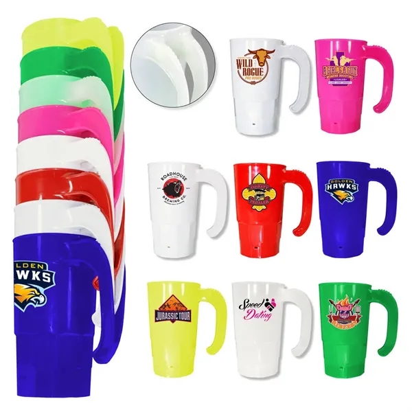 Extra color option for 20 Oz. Stackable Beer Stein (2 Side), Full Color Digital