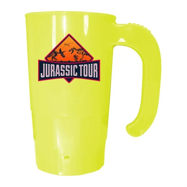 Neon Yellow color option for 20 Oz. Stackable Beer Stein (2 Side), Full Color Digital