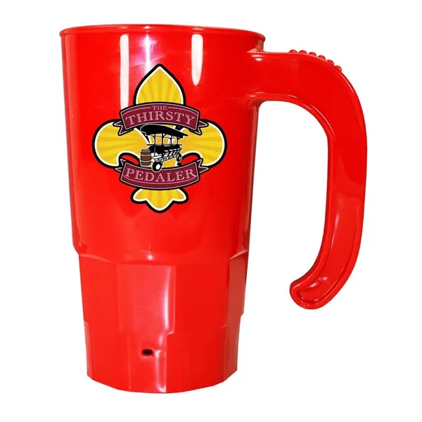 Red color option for 20 Oz. Stackable Beer Stein (2 Side), Full Color Digital