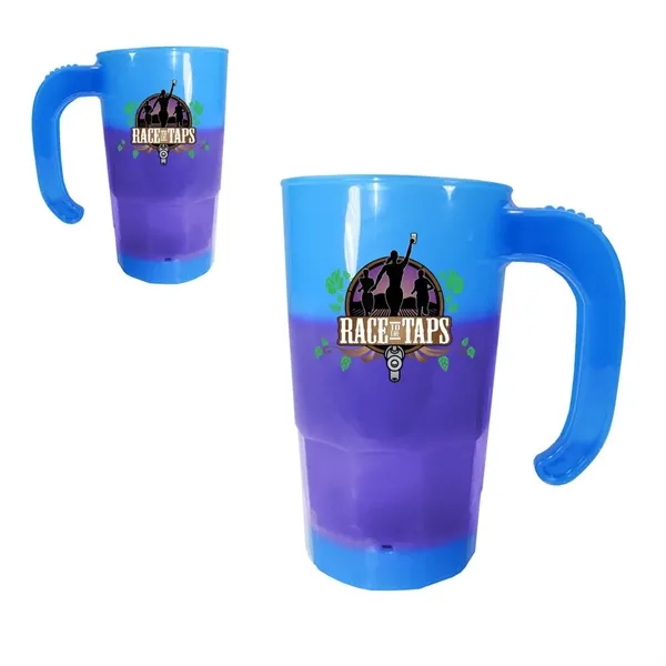 Blue To Purple color option for Mood™ 20 Oz. Stackable Beer Stein (2 Side), Full Color Dig