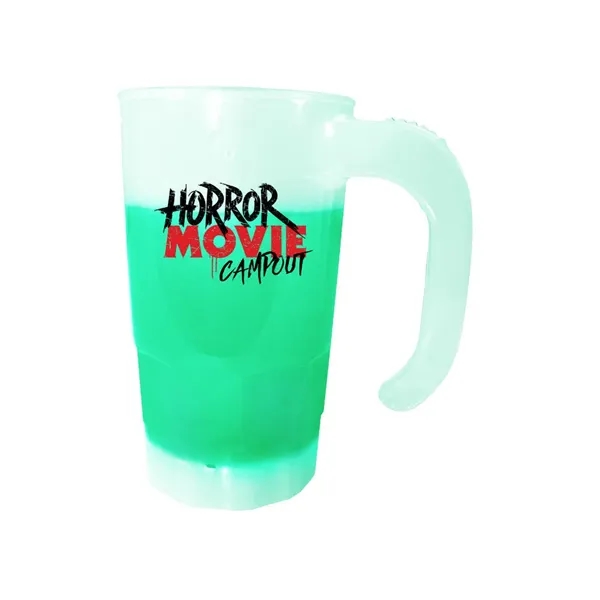 Frosted To Green color option for Mood™ 20 Oz. Stackable Beer Stein (2 Side), Full Color Dig