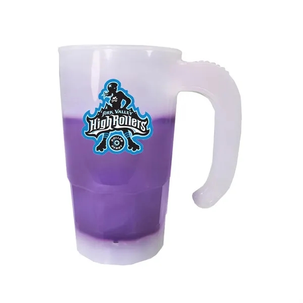 Frosted To Purple color option for Mood™ 20 Oz. Stackable Beer Stein (2 Side), Full Color Dig