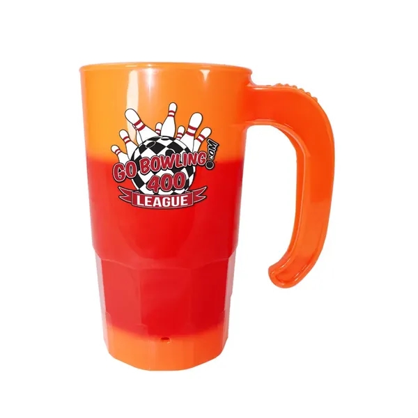 Orange To Tropical Red color option for Mood™ 20 Oz. Stackable Beer Stein (2 Side), Full Color Dig