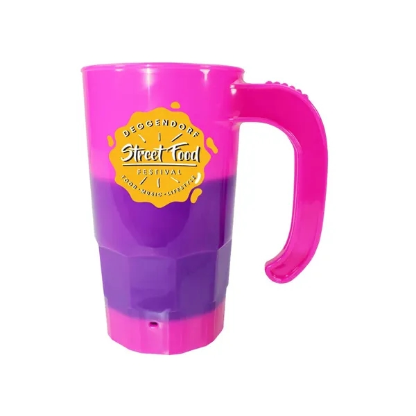 Pink To Purple color option for Mood™ 20 Oz. Stackable Beer Stein (2 Side), Full Color Dig