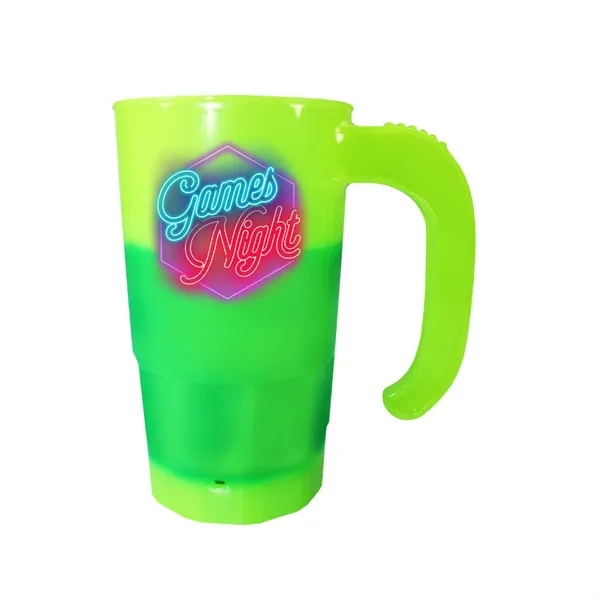 Yellow To Green color option for Mood™ 20 Oz. Stackable Beer Stein (2 Side), Full Color Dig