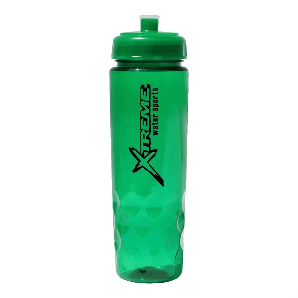 Trans Green color option for Recycled Pet   24 Oz. Bottle With Push 'N Pull Cap