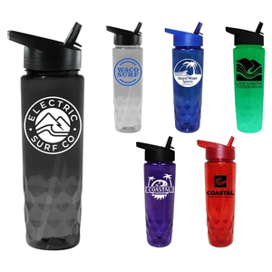 Photo of Recycled Pet   24 Oz. Bottle With Straw Cap