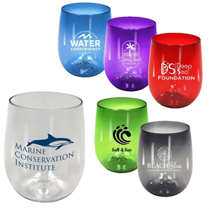 Photo of Recycled Pet   12 Oz. Stemless Wine Glass
