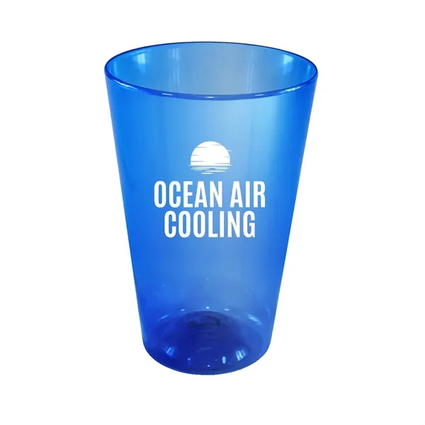 Blue color option for Recycled Pet   16 Oz. Pint Glass