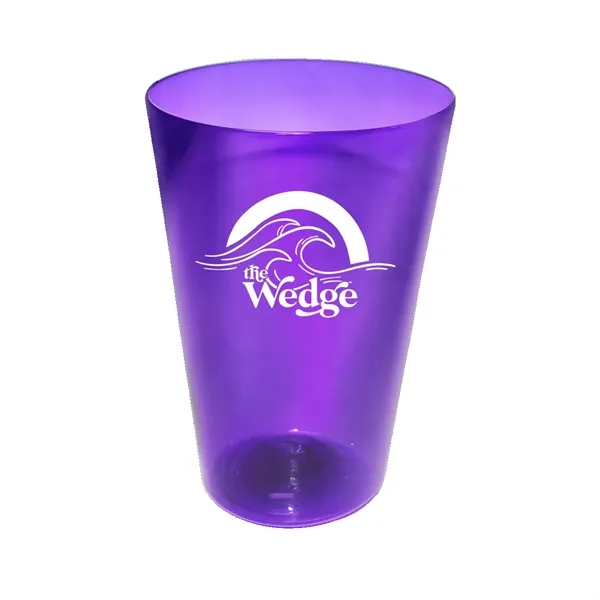 Purple color option for Recycled Pet   16 Oz. Pint Glass