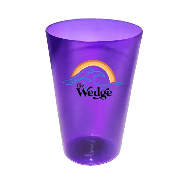 Purple color option for Recycled Pet   16 Oz. Pint Glass, Full Color Digital