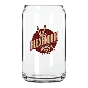 Photo of 16 Oz. Beer Can Glass   Usa, Full Color Digital
