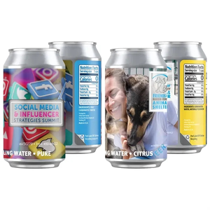 Photo of 12 Oz. Sparkling Canned Water, Full Color Digital