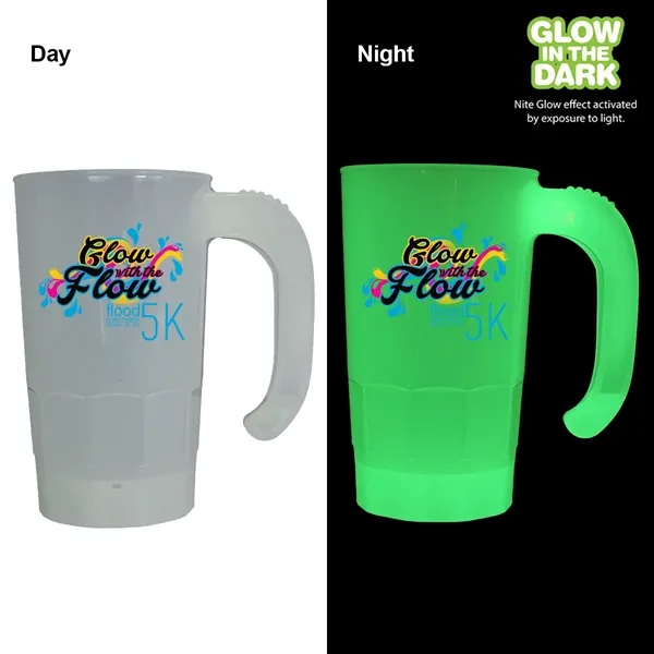 Nite Glow color option for 20 Oz. Nite Glow Stackable Beer Stein (2 Sided), Full Color