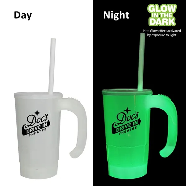 Nite Glow color option for 20 Oz. Nite Glow Stackable Beer Stein/Straw/Lid Set
