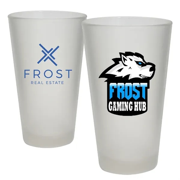 Extra color option for 16 Oz. Frosted Pint Glass   Usa