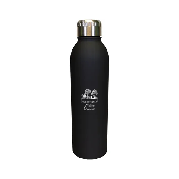 Black color option for Halcyon® 17 Oz. Deluxe Bottle, Laser Engraved, Small