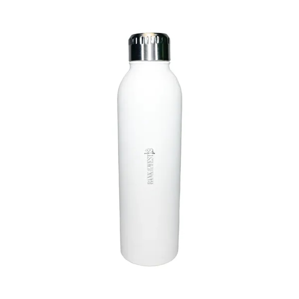 White color option for Halcyon® 17 Oz. Deluxe Bottle, Laser Engraved, Small