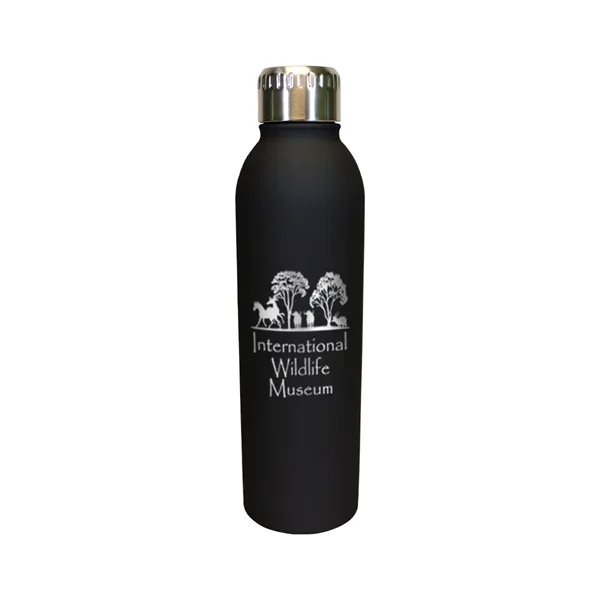 Black color option for Halcyon® 17 Oz. Deluxe Bottle, Laser Engraved, Large
