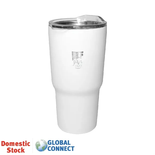 White color option for Halcyon® 20 Oz. Tumbler, Laser Standard