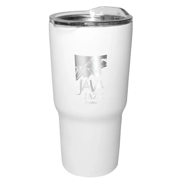 White color option for Halcyon® 20 Oz. Tumbler, Laser, Premium