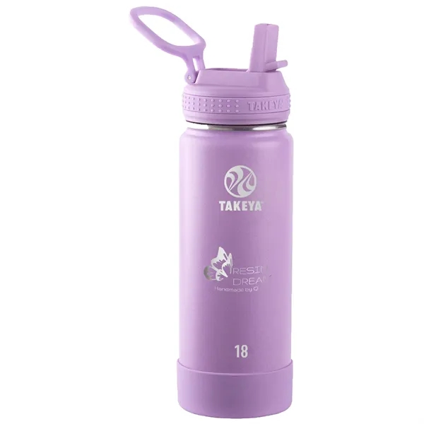 Lilac color option for Takeya® 18 Oz. Actives With Straw Lid, Laser, Premium