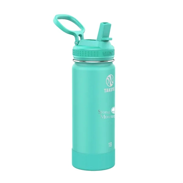 Teal color option for Takeya® 18 Oz. Actives With Straw Lid, Laser, Premium