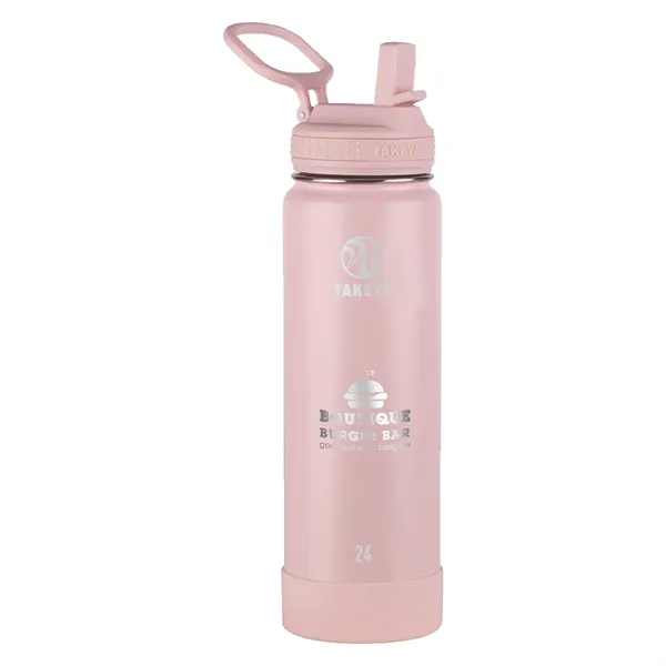 Blush color option for Takeya® 24 Oz. Actives With Straw Lid, Laser, Premium