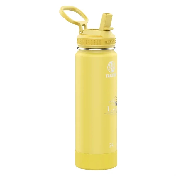 Canary color option for Takeya® 24 Oz. Actives With Straw Lid, Laser, Premium