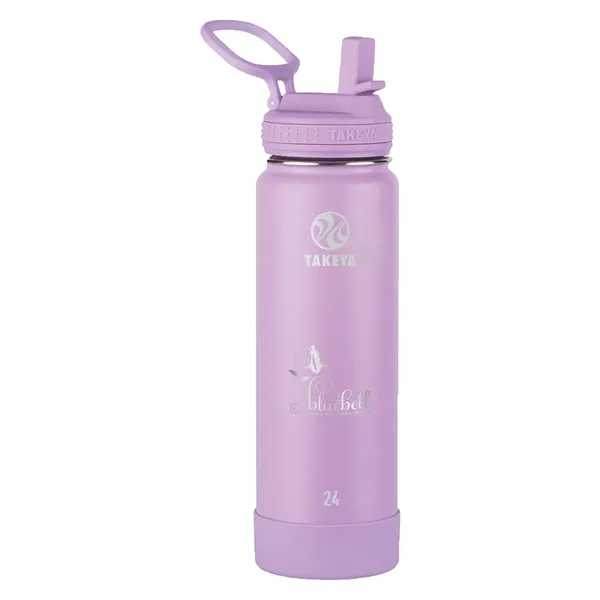 Lilac color option for Takeya® 24 Oz. Actives With Straw Lid, Laser, Premium