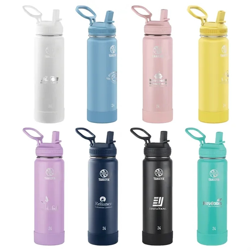 Main photo of Takeya® 24 Oz. Actives With Straw Lid, Laser, Premium