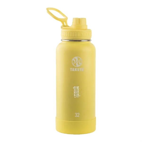 Canary color option for Takeya® 32 Oz. Actives With Spout Lid, Laser, Standard