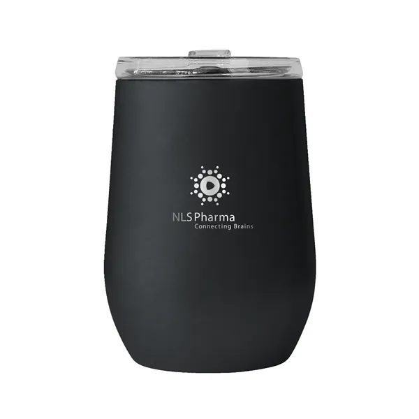 Black color option for Vinglacé® 10 Oz. Stemless Wine Tumbler, Laser, Standard Up