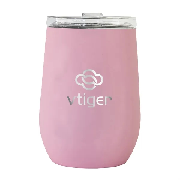 Rose color option for Vinglacé® 10 Oz. Stemless Wine Tumbler, Laser, Standard Up