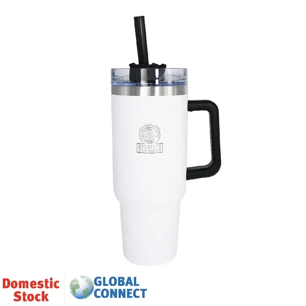 White color option for Halcyon® 40 Oz. Mug, Laser, Standard