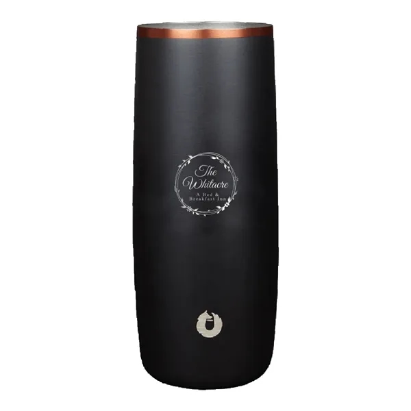 Black/Gold color option for Snowfox® 14 Oz. Highball Glass, Laser, Standard