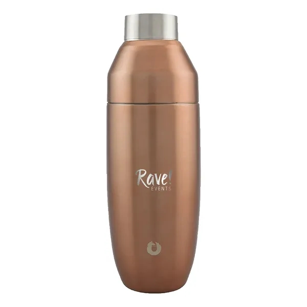 Gold color option for Snowfox® 24 Oz. Cocktail Shaker, Laser, Standard