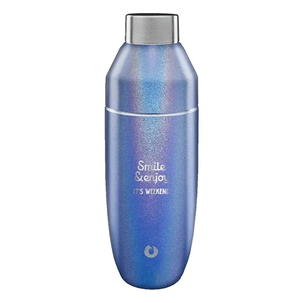 Metallic Blue color option for Snowfox® 24 Oz. Cocktail Shaker, Laser, Standard
