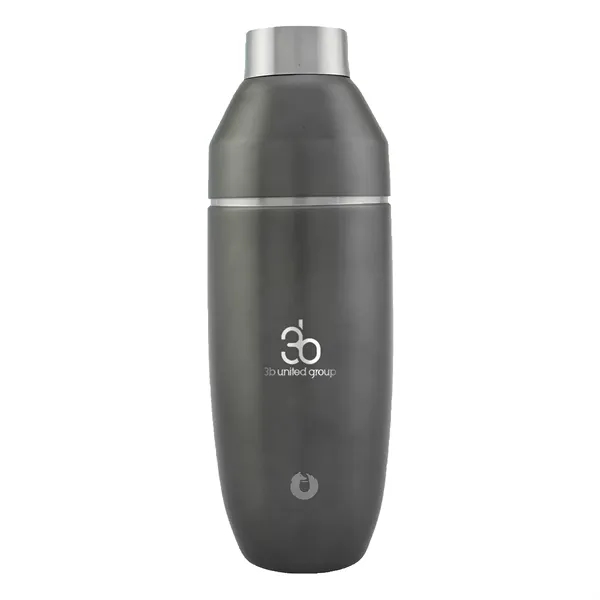 Olive Gray color option for Snowfox® 24 Oz. Cocktail Shaker, Laser, Standard