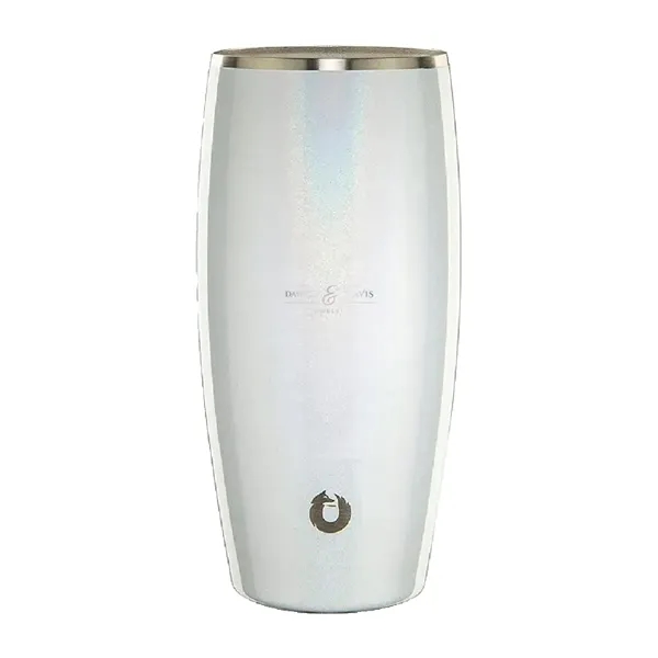 White color option for Snowfox® 18 Oz. Shimmer Beer Glass, Laser, Standard